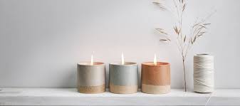 Ceramic and Glass Candles