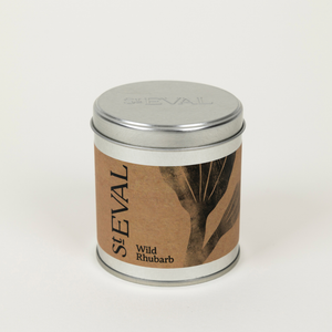 St Eval Wild Rhubarb Scented Candle Tin