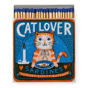 Cat Lover Sardines Matches by The Printed Peanut