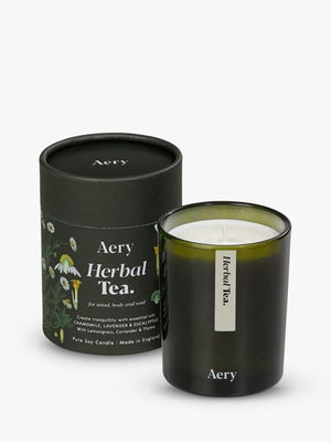Aery Herbal Tea Scented Candle- Chamomile, Lavender and Eucalyptus